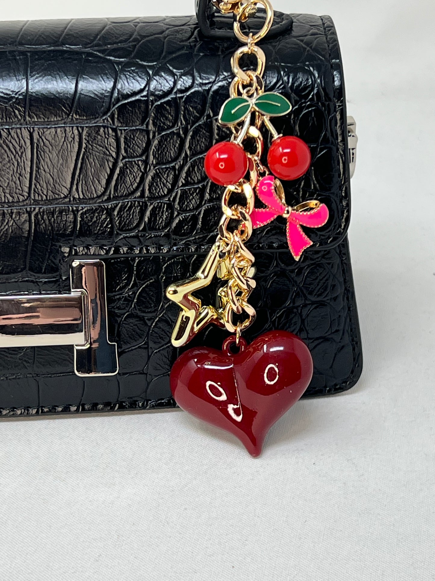 Heart Bag Charm